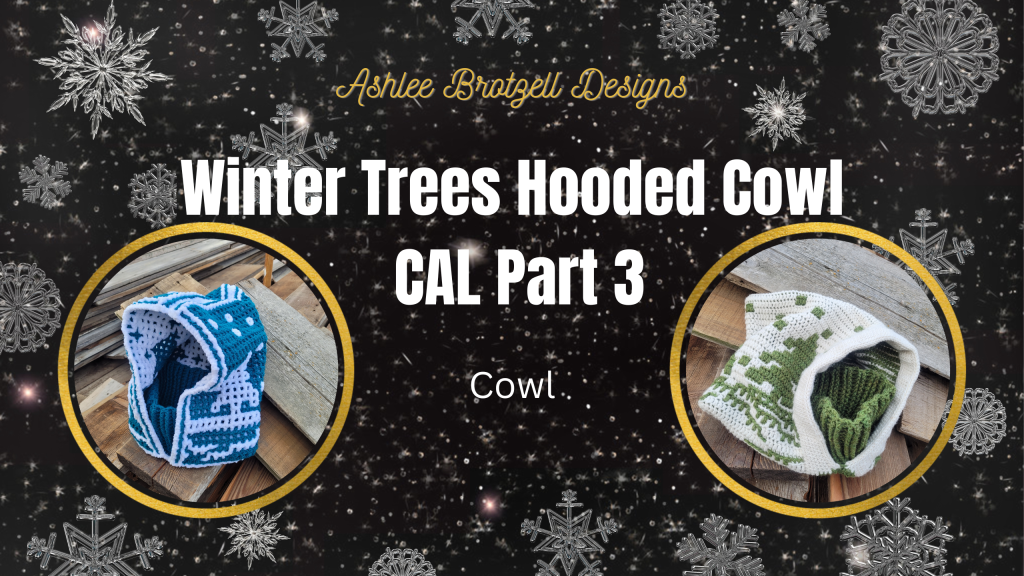 FREE Winter Trees Hooded Cowl CAL; Part 3